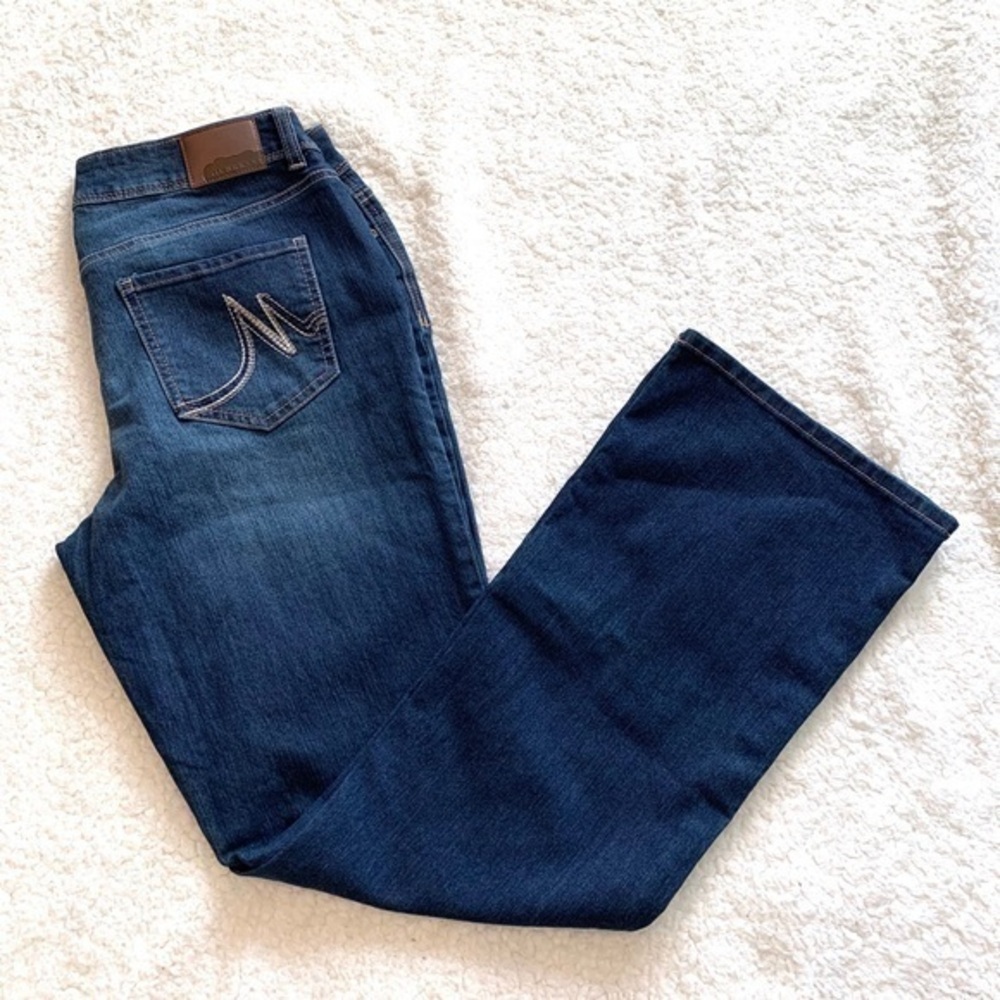 Maurices Navy Straight Legs Jeans 10-12 New